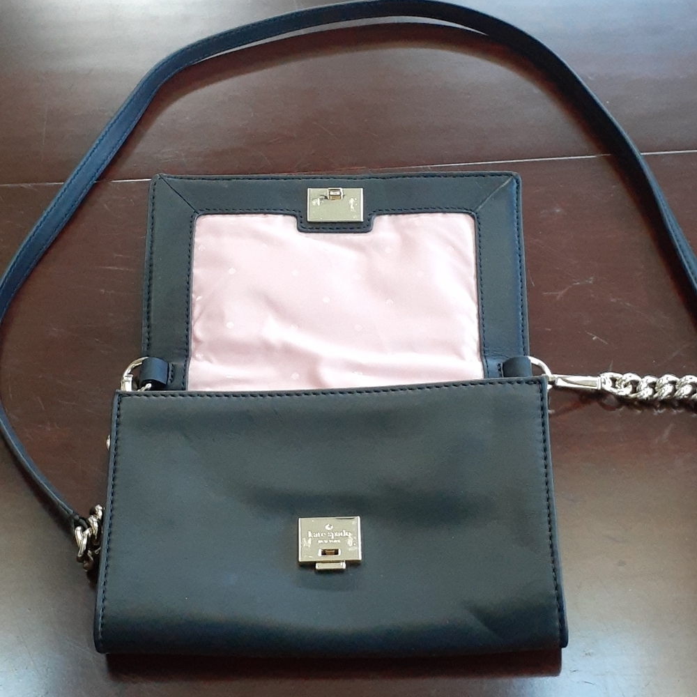 Kate Spade Leather Bag with gingham quilting - Picture 9 of 12